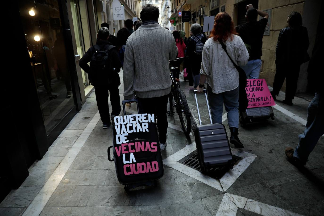 Fotos Protesta de La Invisible por el Centro de Málaga Diario Sur